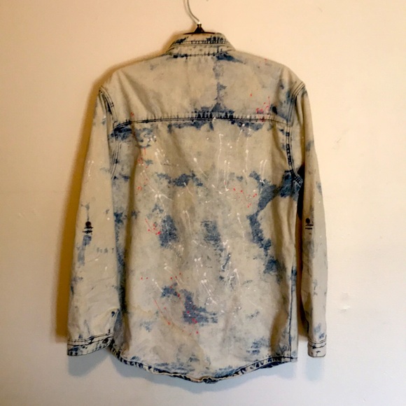 Denim & Rivets Paint Splatter Jacket - Picture 2 of 2